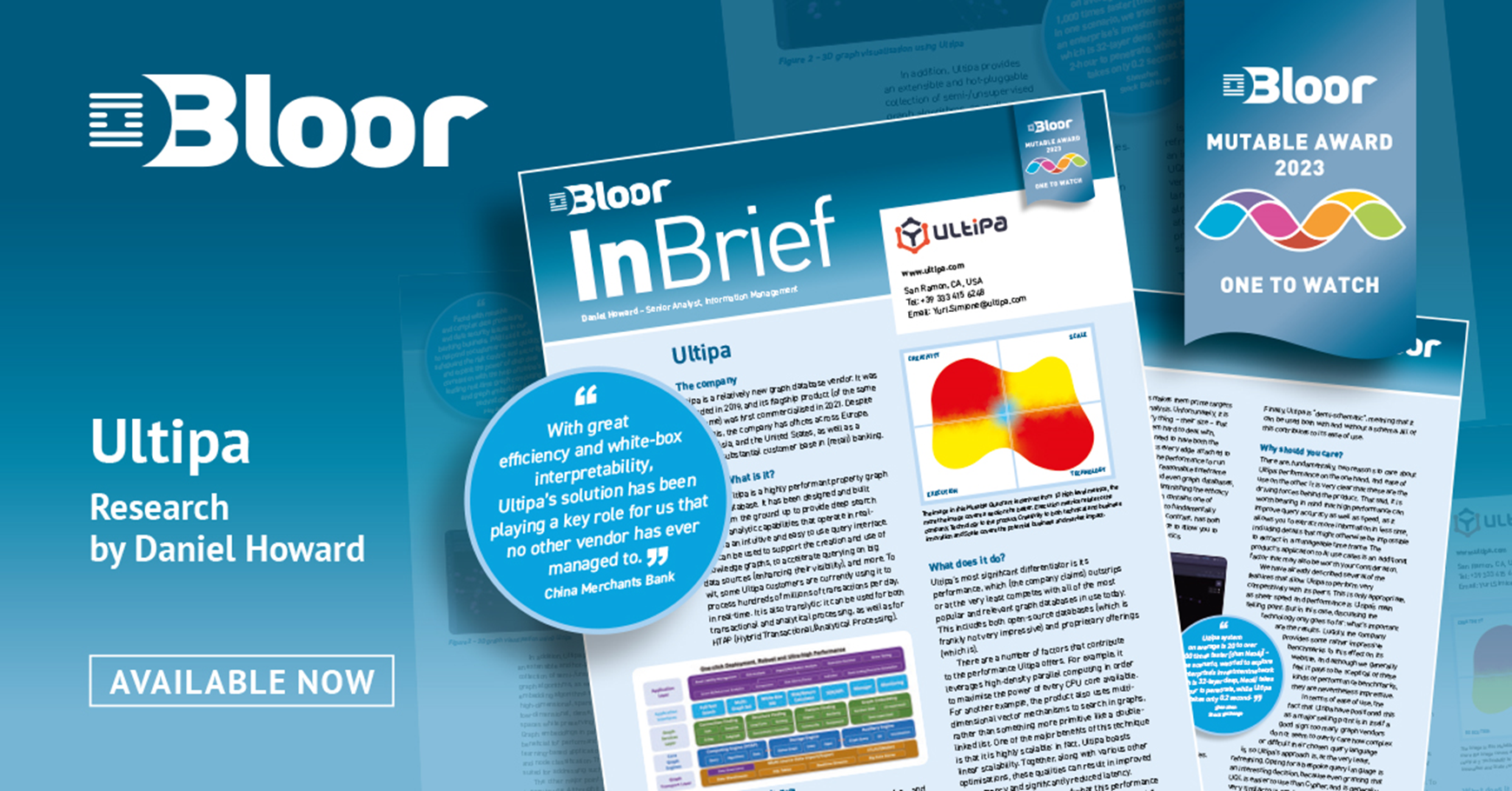 Ultipa Receives High Praise in Bloor Research Report - Ultipa Graph