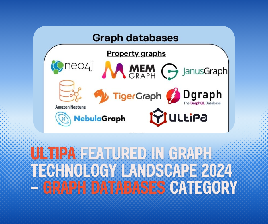 Ultipa Featured in Graph Technology Landscape 2024 — Graph Databases Category - Ultipa Graph